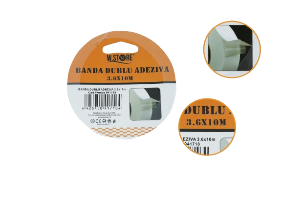 Banda dublu adeziva 3.6x10m 041718