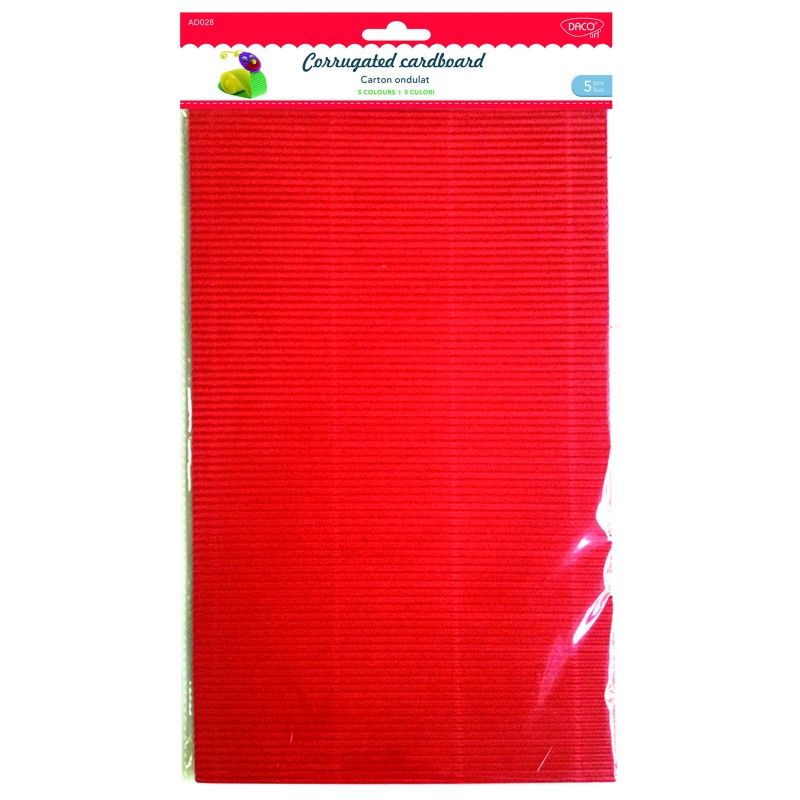 Carton ondulat a4 5 coli 5 culori ad028
