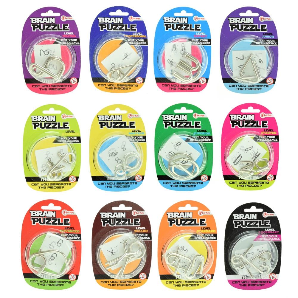Puzzle mecanic din metal toi-toys 35312z
