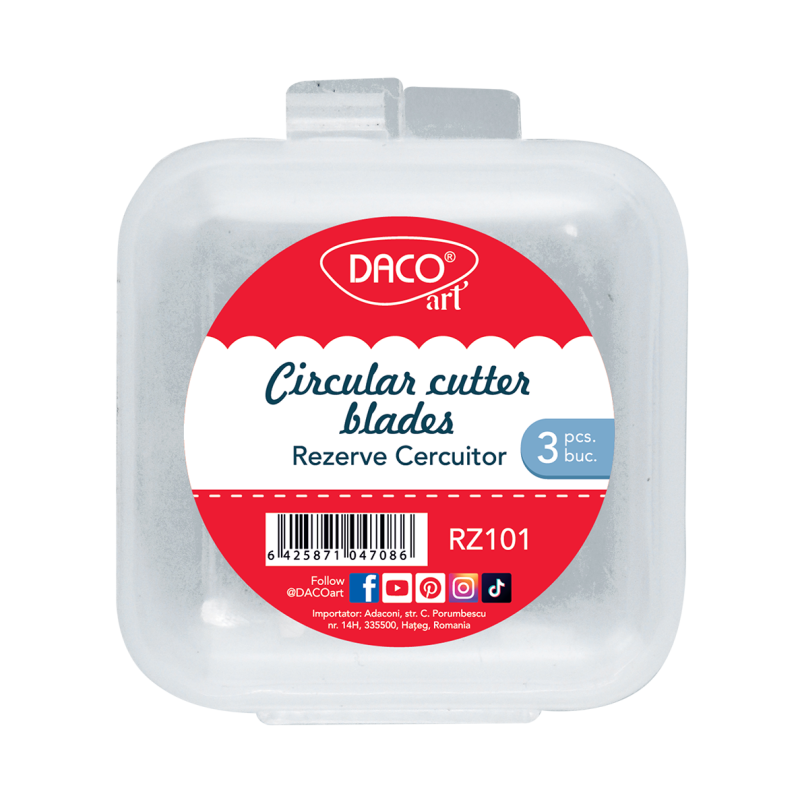 Rezerva cutter cercuitor set 2 daco rz100