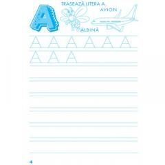 Scrie de la A la Z(et) literele de tipar din alfabet!