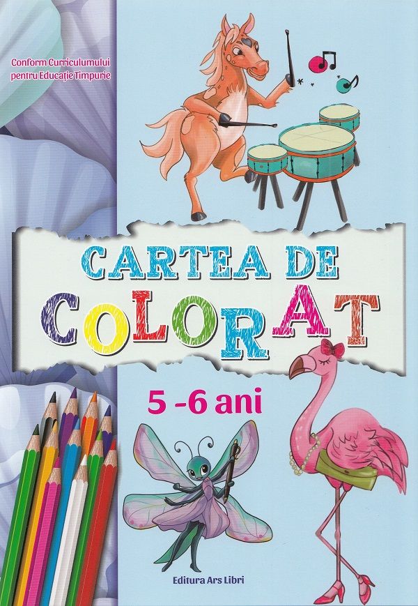 Cartea de colorat, 5-6 ani