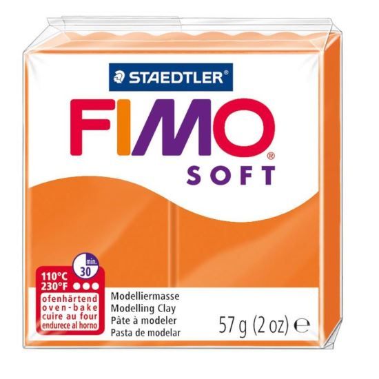 Plastelina fimo soft 56g cul 42 tangerine sth-8020-42