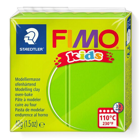 Plastelina fimo kids 42g verde deschis sth-8030-51
