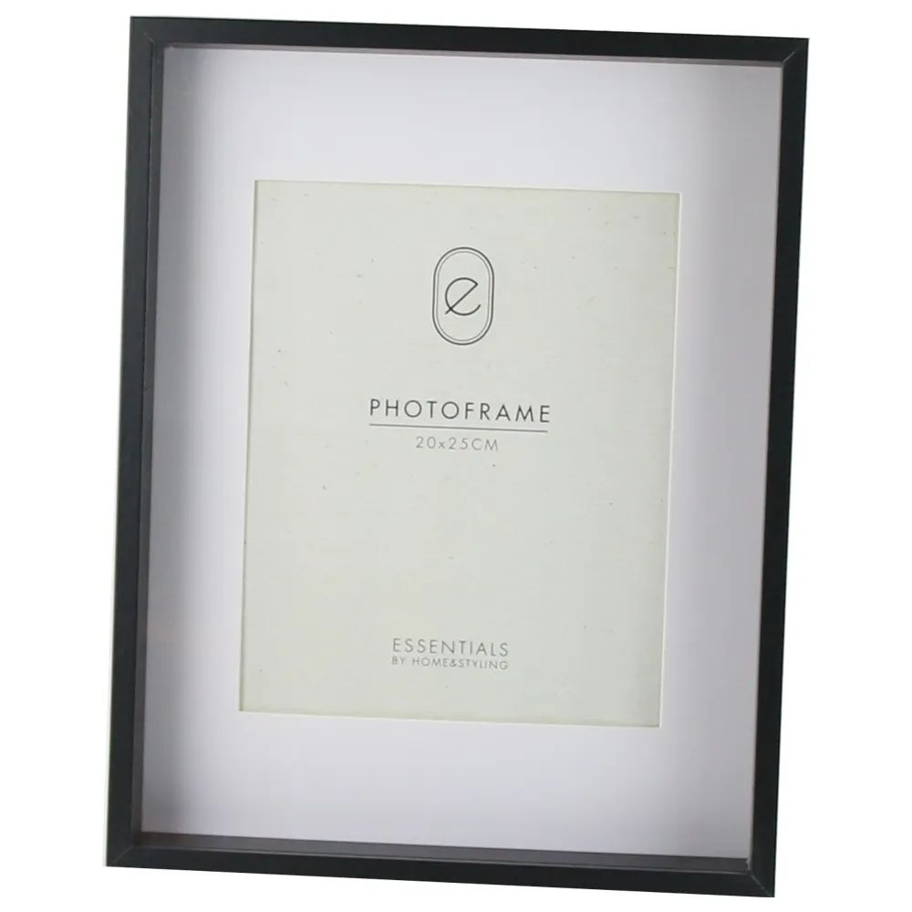 Rama foto din lemn 30x38cm dim poza 20x25cm negru nb1421790