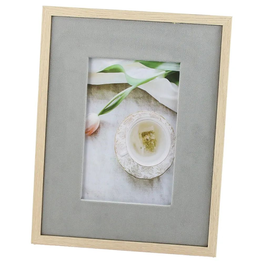 Rama foto din lemn cu catifea 18x23cm 496254