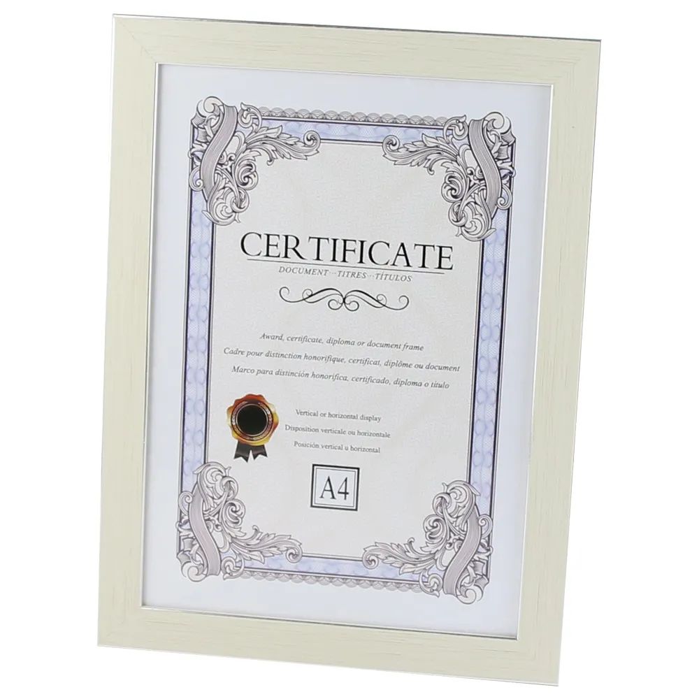 Rama foto diploma a4 din plastic 24x33cm crem 3843318