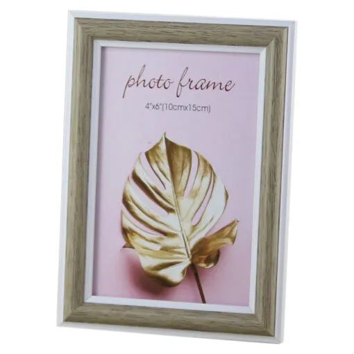 Rama foto din plastic dim poza 10x15cm golden leaf 384313