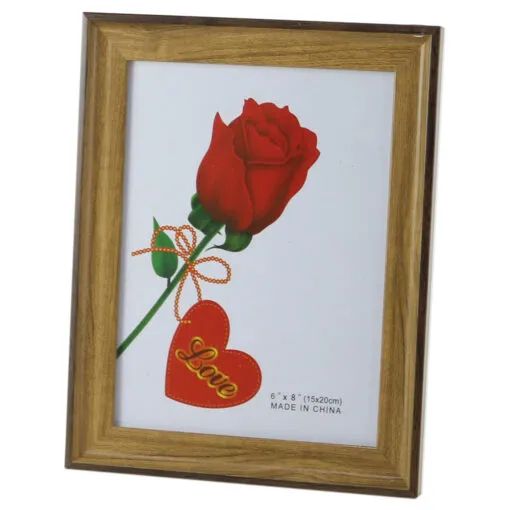 Rama foto din plastic 15x20cm love trandafir 4319