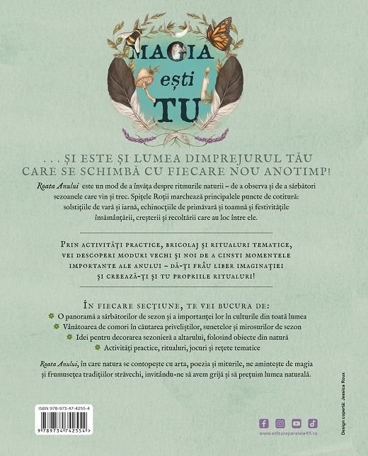 Roata Anului. Ghid ilustrat pentru intelegerea ritmurilor naturii - Jessica Roux, Fiona Cook