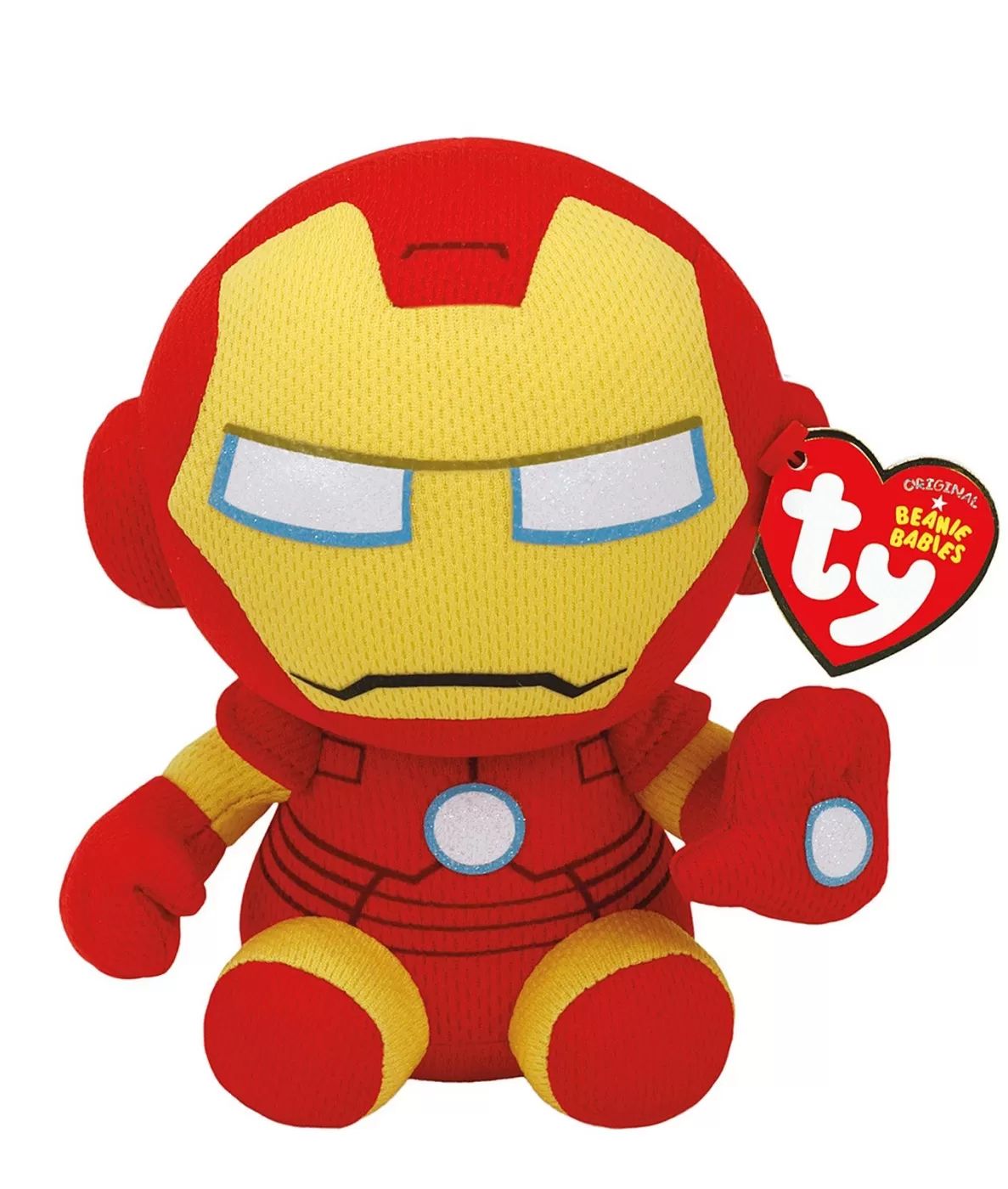 Plus ty 15cm beanie babies marvel iron man ty41190