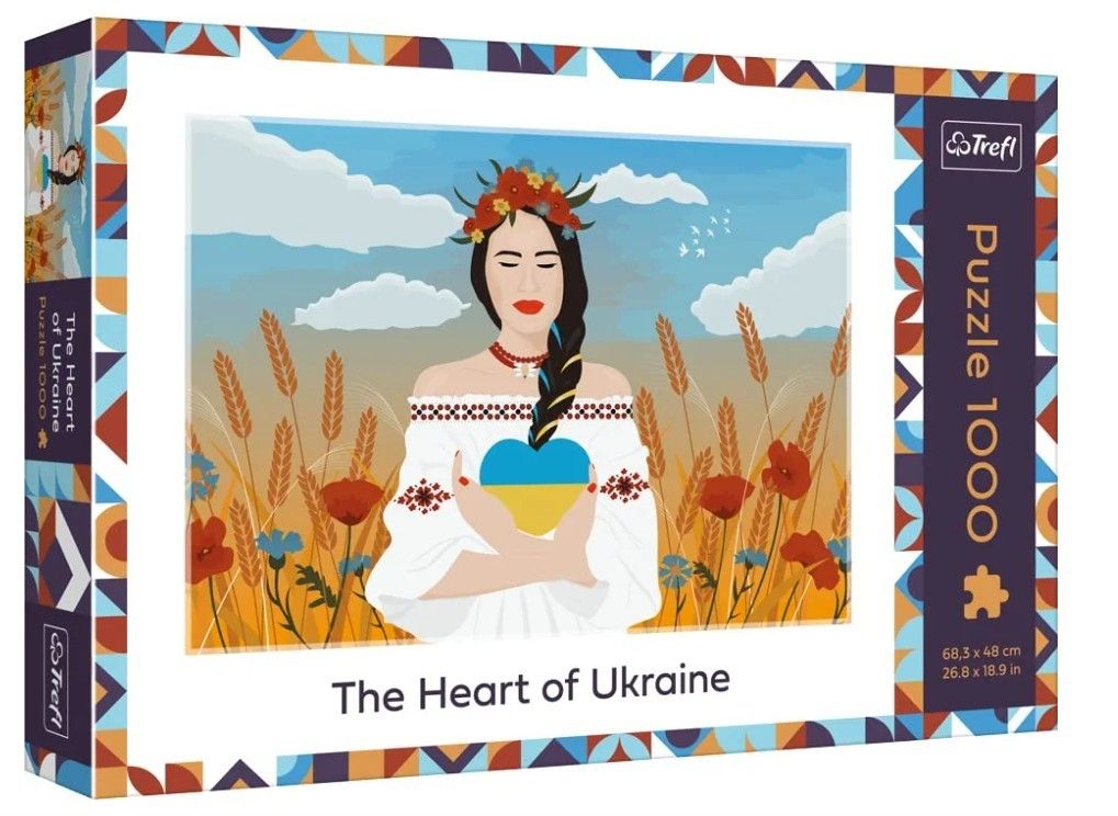 Puzzle trefl 1000 inima Ucrainei 10735