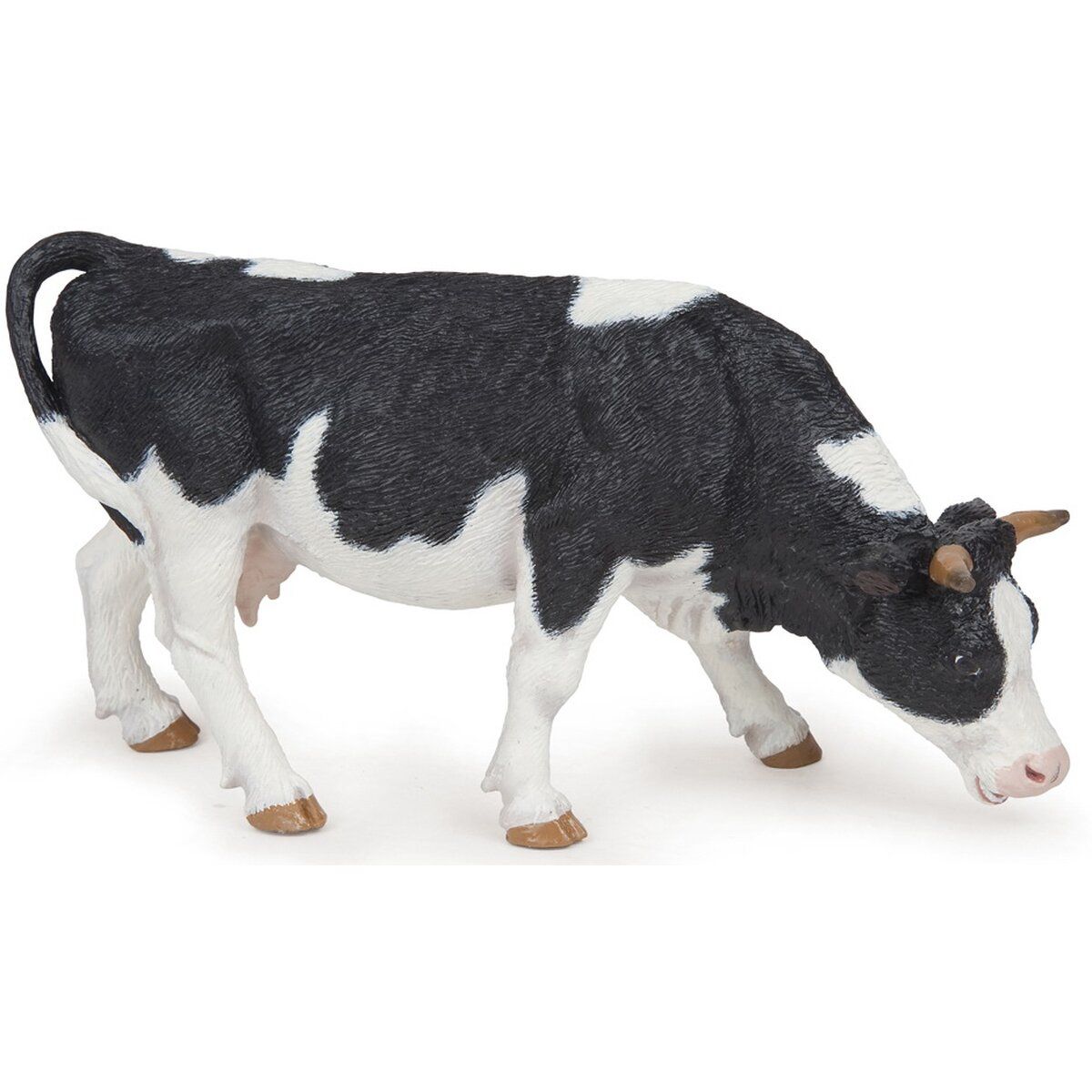 Figurina vaca alb cu negru papo51150