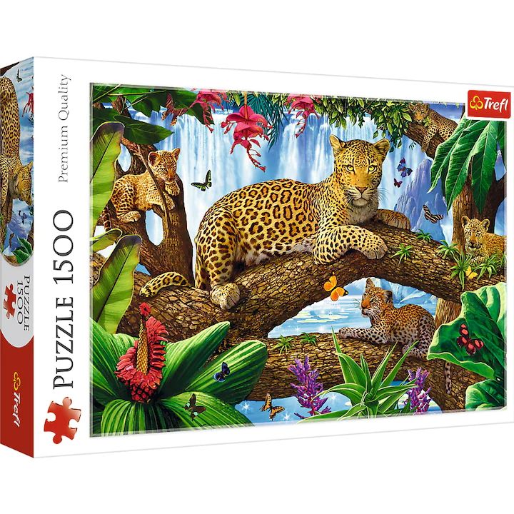 Puzzle trefl 1500 jaguar intr-o pauza odihnitoare 26160