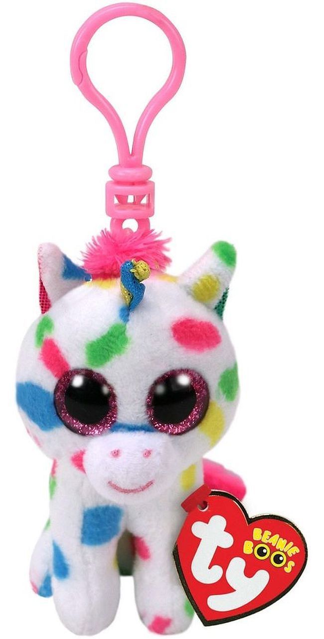 Boos harmonie unicorn cu buline breloc plus 8 5cm ty35211