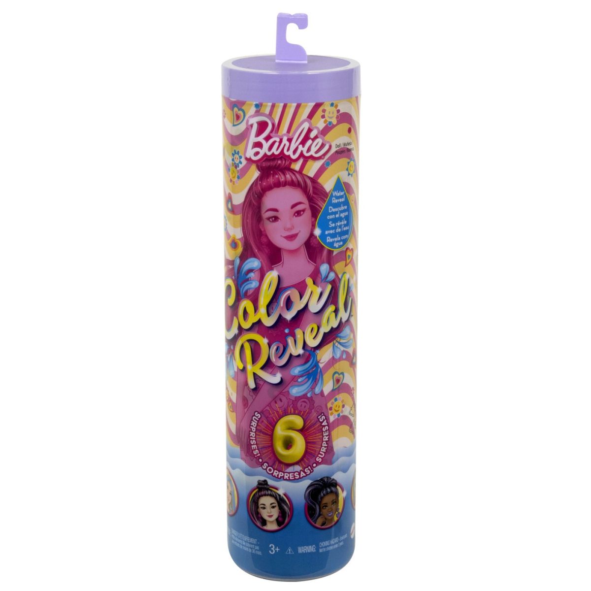 Barbie color reveal papusa barbie rainbow mthrk06
