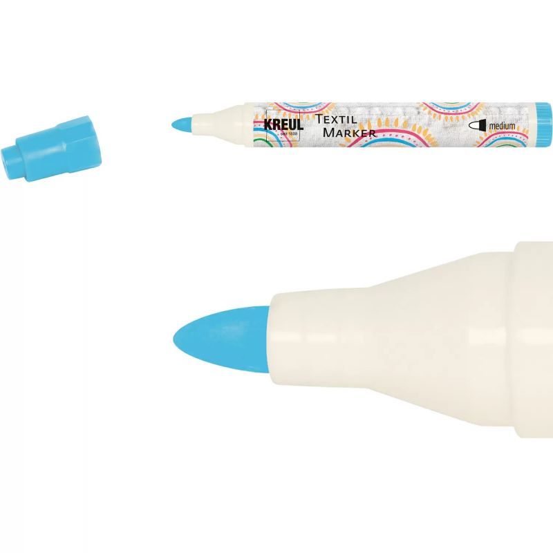 Marker textile mediu kreul 90767 light blue