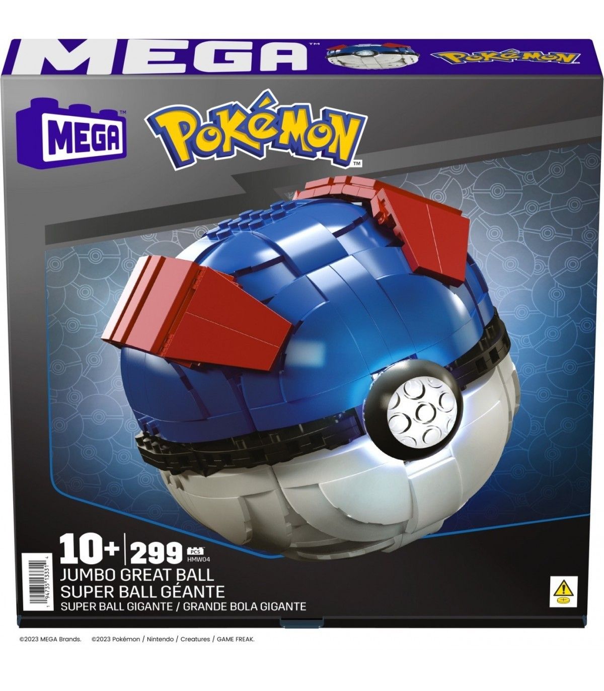 Pokemon mega construx bila jumbo mthmw04