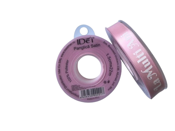 Panglica satin la multi ani 1.5cm*22m