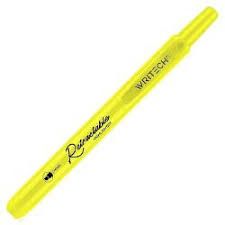 Textmarker retractabil writech neon- glbn w-805s