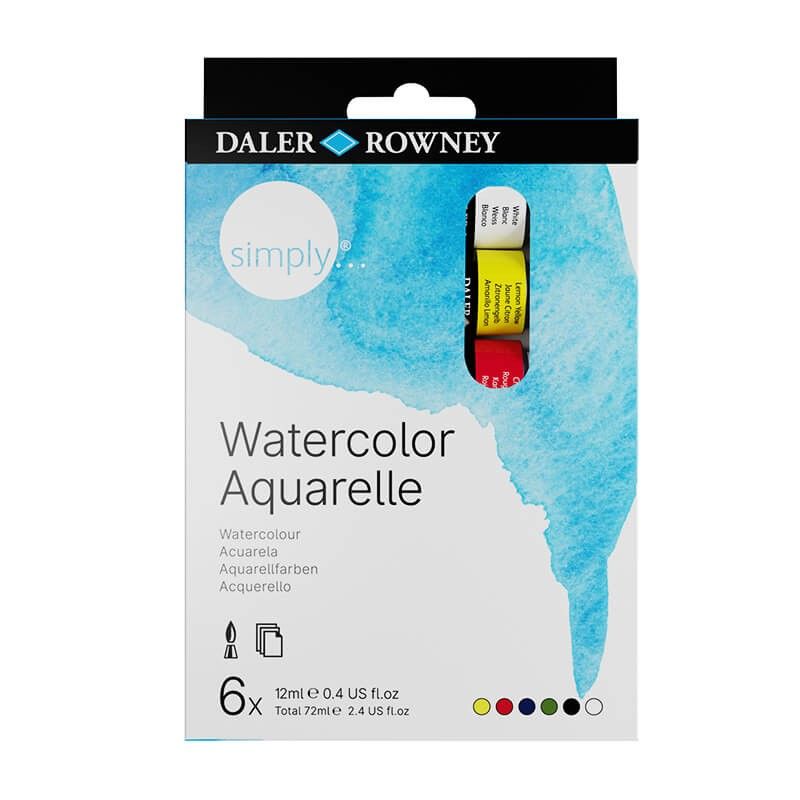 Set 6x12ml simply watercolour fl134500006