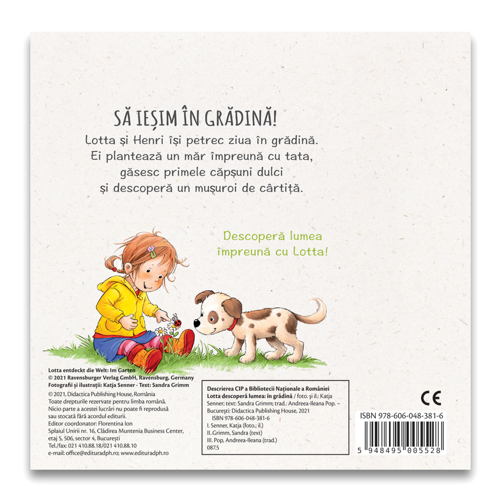 Lotta descopera lumea. In gradina - Sandra Grimm