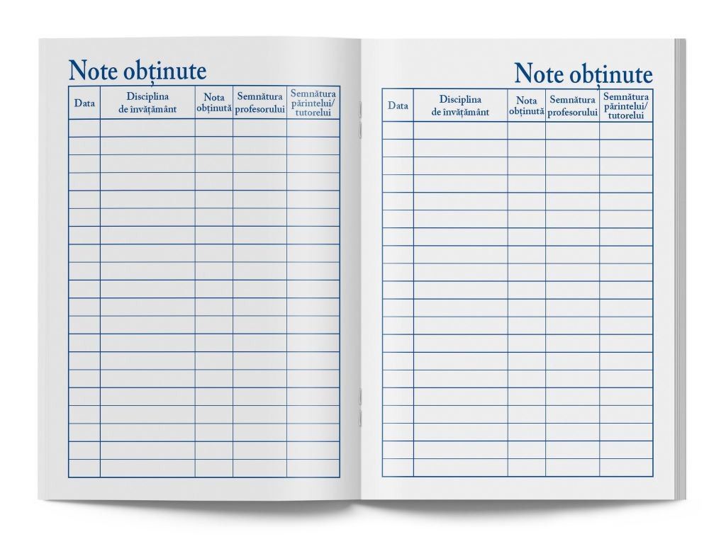 Carnet de elev pentru liceu tip965