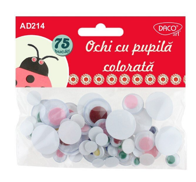 Accesorii craft ad214 ochi cu pupila colorata               
