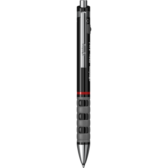 Multipen tikky 3 in 1 negru(pix negru/rosu/cm 0.5mm) 1904360