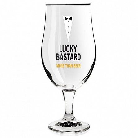 Pahar bere 400ml  lucky bastard nklbbeer001