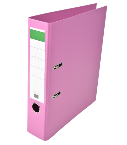Biblioraft a4 pp/pp 75mm nn cul. Pastel somon bib127
