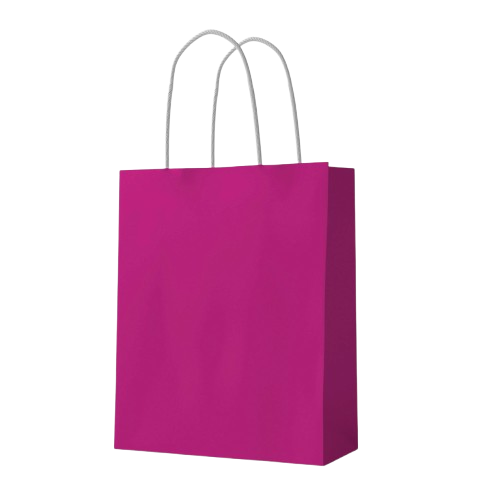 Punga hartie craft roz 18x23x10  150gr sc2741