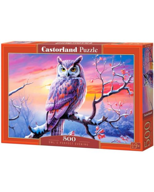 Puzzle 500 piese owls perfect evening castorland 54022