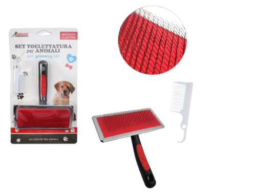 Set pieptene si perie pentru animale 7862573