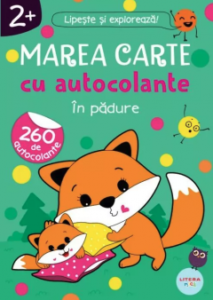 Marea carte cu autocolante. In padure
