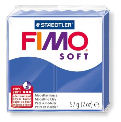 Pasta modelare fimo soft 56g cul 33 albastru sth-8020-33