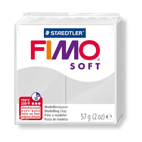 Plastelina fimo soft 56g cul 80 gri sth-8020-80