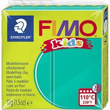 Plastelina fimo kids 42g verde sth-8030-5