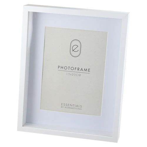 Rama foto din lemn 23x28.5cm pentru poza 15x20cm alb 1421840