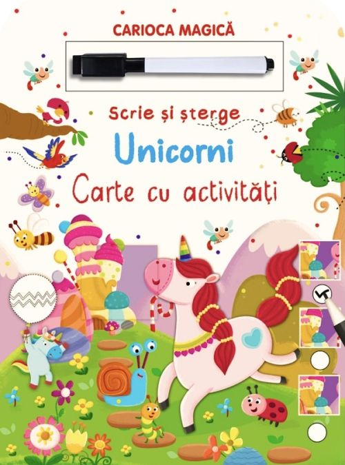 Unicorni. Scrie si sterge