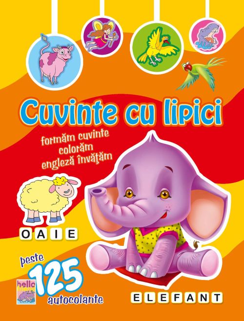 Cuvinte cu lipici - Elefant