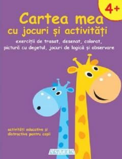 Cartea mea cu jocuri si activitati - Girafe