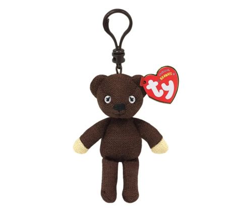 Plus breloc ty 8.5cm beanie babies ursuletul Mr Bean ty46203