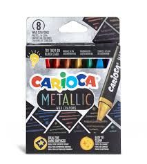 Creioane cerate metalice carioca 8/set skr205