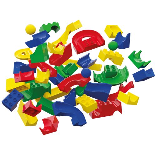 Jucarie marble run set elemente de rulare hubelino 420381