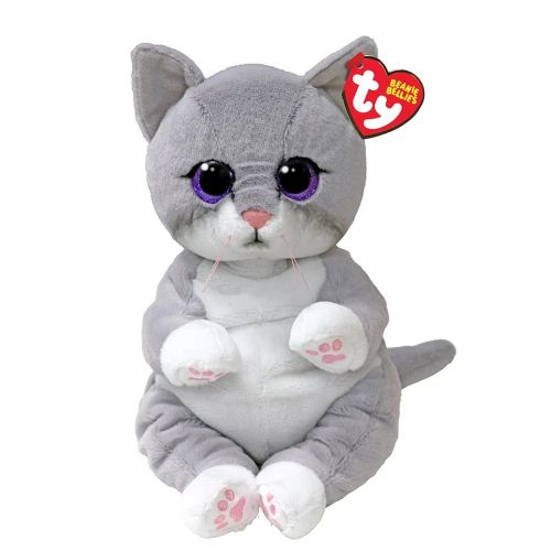 Plus ty 24cm beanie bellies pisicuta gri morgan ty43203