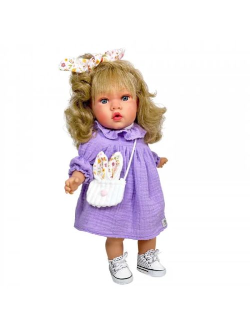 Papusa nines d'onil susette plumeti cu sunete par blond 4523