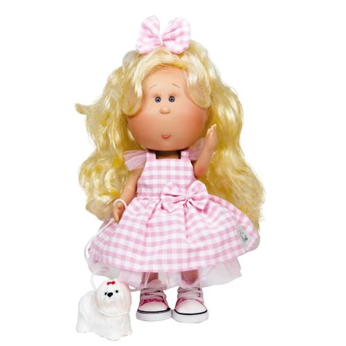 Papusa nines d'onil mia par blond catel cu articulatii 3505