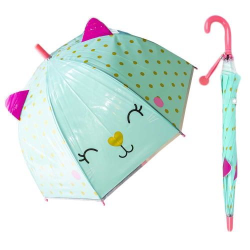 Umbrela copii cu desene animalute 70cm 062a