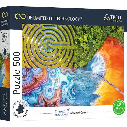 Puzzle trefl uft 500 labirinturi de culori 37460